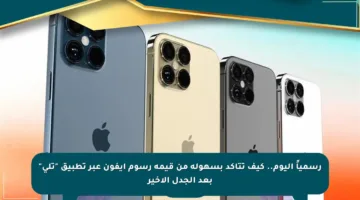 رسمياً اليوم.. كيف تتأكد بسهولة من قيمة رسوم آيفون عبر تطبيق “تلي” بعد الجدل الأخير